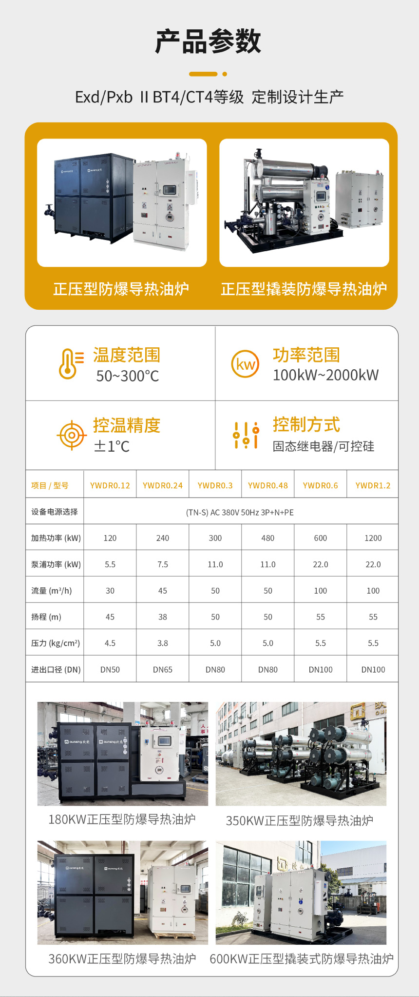 加熱＆冷卻有機熱載體鍋爐
