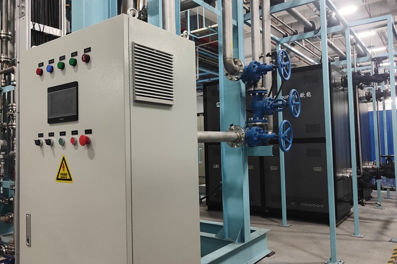 半導體廢水蒸發(fā)處理280kw電加熱導熱油爐「歐能機械」