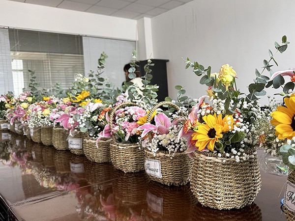 “插花拾趣，指尖綻放”歐能機械婦女節插花活動來啦！