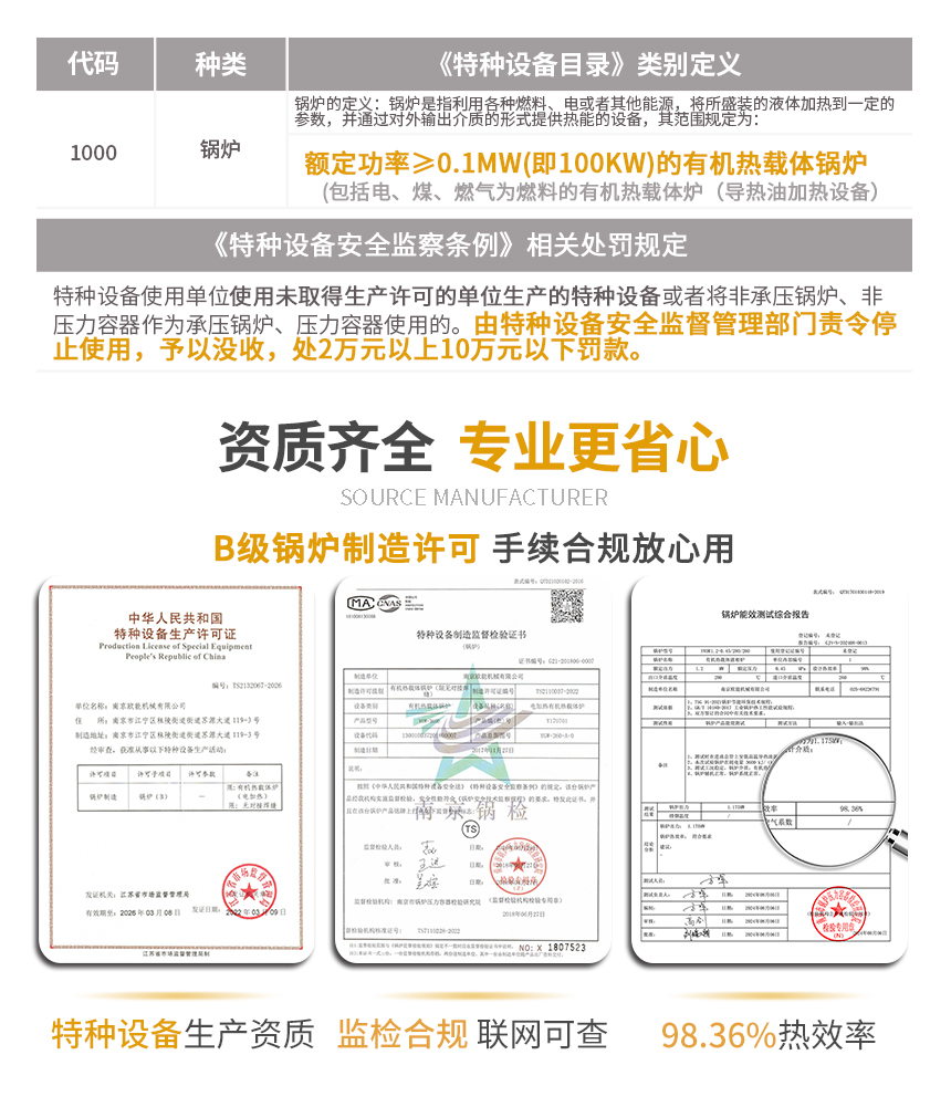 防爆電加熱有機熱載體鍋爐定義